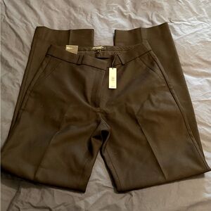 Banana Republic Italian Wool High Rise Straight Leg Trousers - 8